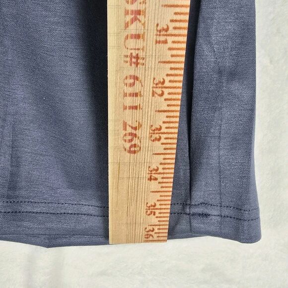 WIHOLL Women’s Blue Long Sleeve Collared Knit Mini Dress XL – Casual Pullover - Picture 7 of 10